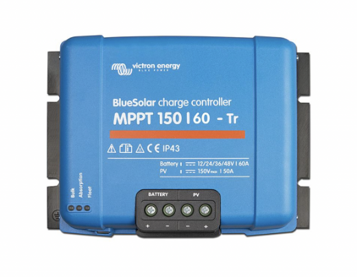 Picture of VICTRON 60A 12,24,36,48V BLUESOLAR CHARGE CONTROLLER MPPT 150/60 TR (SCC010060200)